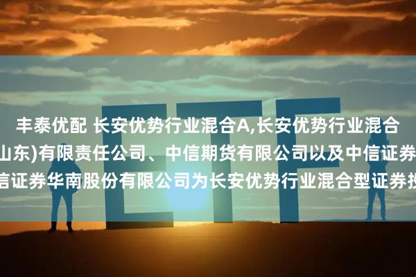丰泰优配 长安优势行业混合A,长安优势行业混合C: 关于增加中信证券(山东)有限责任公司、中信期货有限公司以及中信证券华南股份有限公司为长安优势行业混合型证券投资基金销售机构的公告